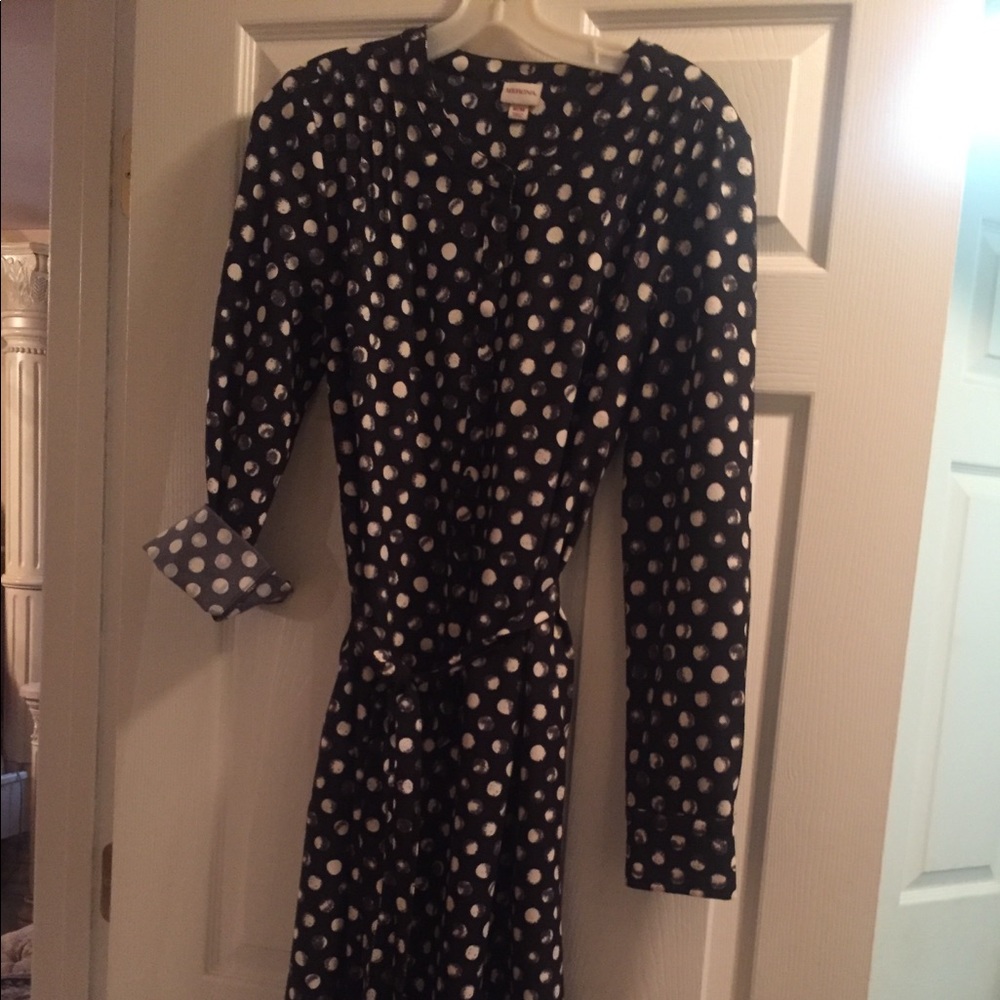 Cute Black and white polka dot dress